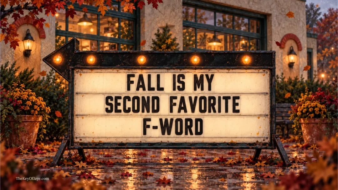 "Fall" is My Second Favorie F-Word | 50+ Solo Dates | TheKeyOfJaye.com
