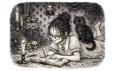 Write like Poe and your cat are watching…
